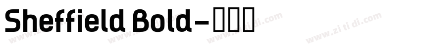 Sheffield Bold字体转换